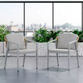 Christopher Knight Home Oaklen All Weather Outdoor Dining Chairs with Cushions (Set of 2)