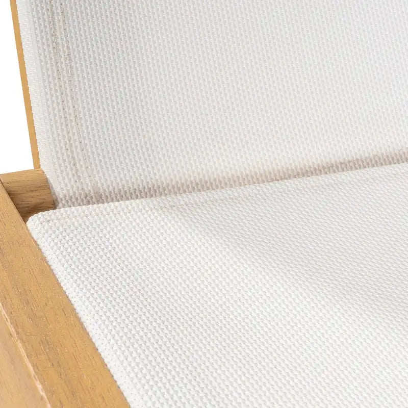 Leo 77,56x26,38 Chaise longue d'extérieur moderne et minimaliste réglable en bois d'acacia, naturel par JONATHAN Y