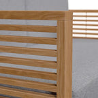 Ensemble de patio extérieur en teck 3 pièces Carlsbad