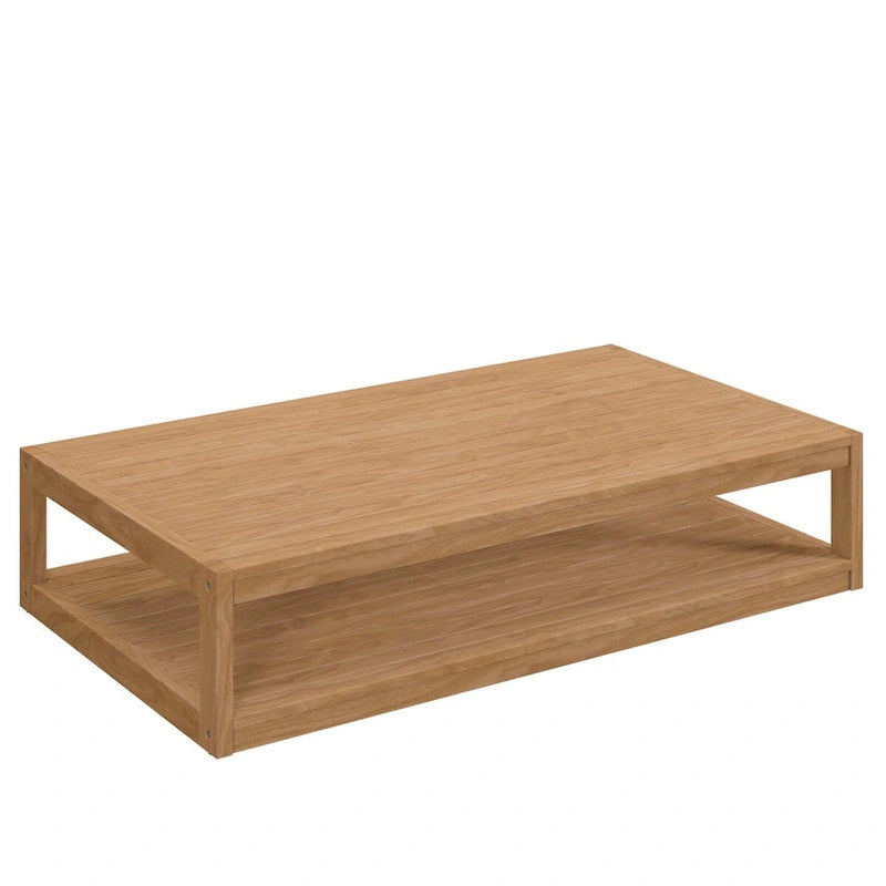 Ensemble de patio extérieur en teck 3 pièces Carlsbad