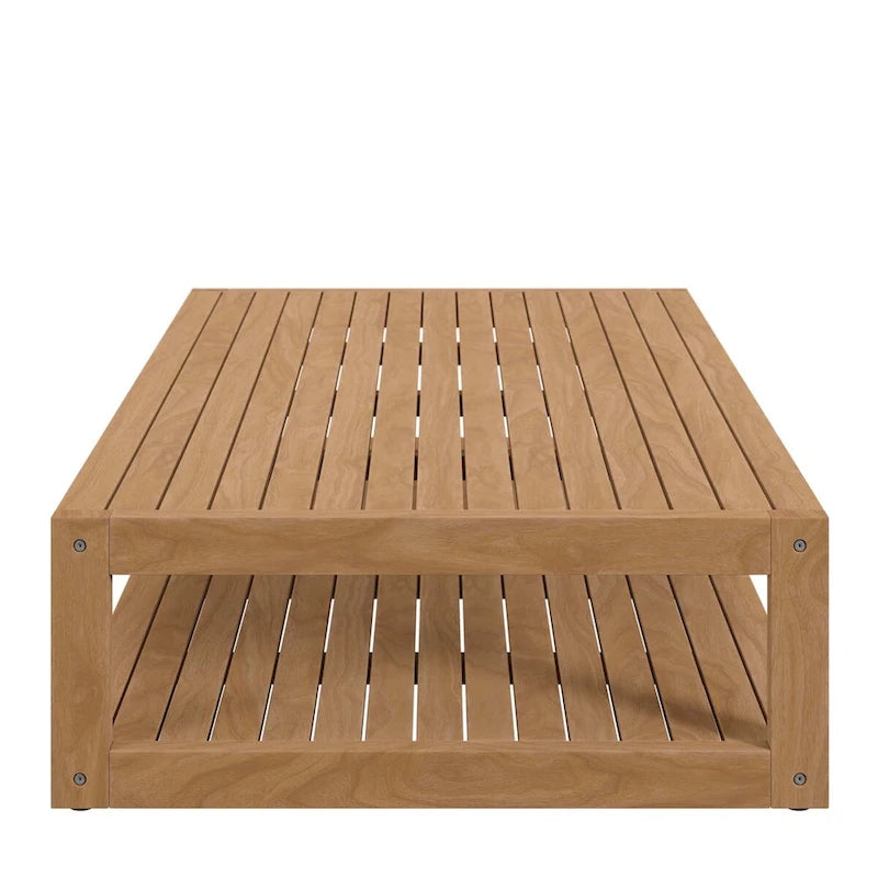 Ensemble de patio extérieur en teck 3 pièces Carlsbad