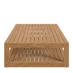 Ensemble de patio extérieur en teck 3 pièces Carlsbad
