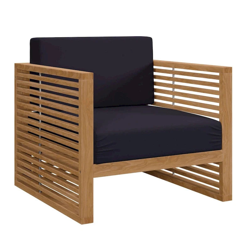 Ensemble de patio extérieur en teck 3 pièces Carlsbad