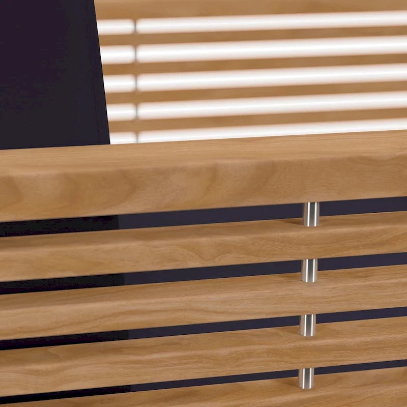 Ensemble de patio extérieur en teck 3 pièces Carlsbad