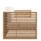 Ensemble de patio extérieur en teck 3 pièces Carlsbad