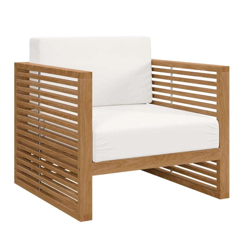 Ensemble de patio extérieur en teck 3 pièces Carlsbad