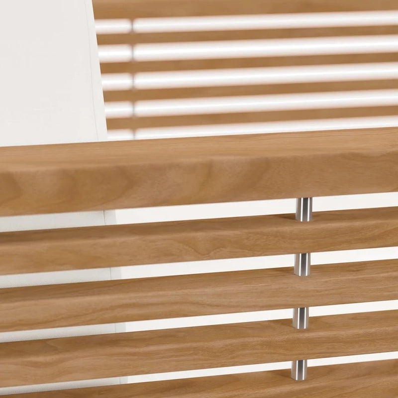 Ensemble de patio extérieur en teck 3 pièces Carlsbad
