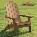 Sedia pieghevole Adirondack resistente alle intemperie per esterni, giardino, patio di WINSOON