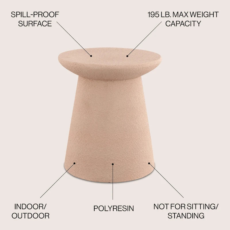 Brady 18 Table d'appoint/Pied de lampe moderne minimaliste, par JONATHAN Y