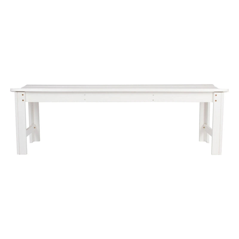 Banc de jardin sans dossier 5 pieds Shine Company, Bois de cèdre, finition HYDRO-TEX