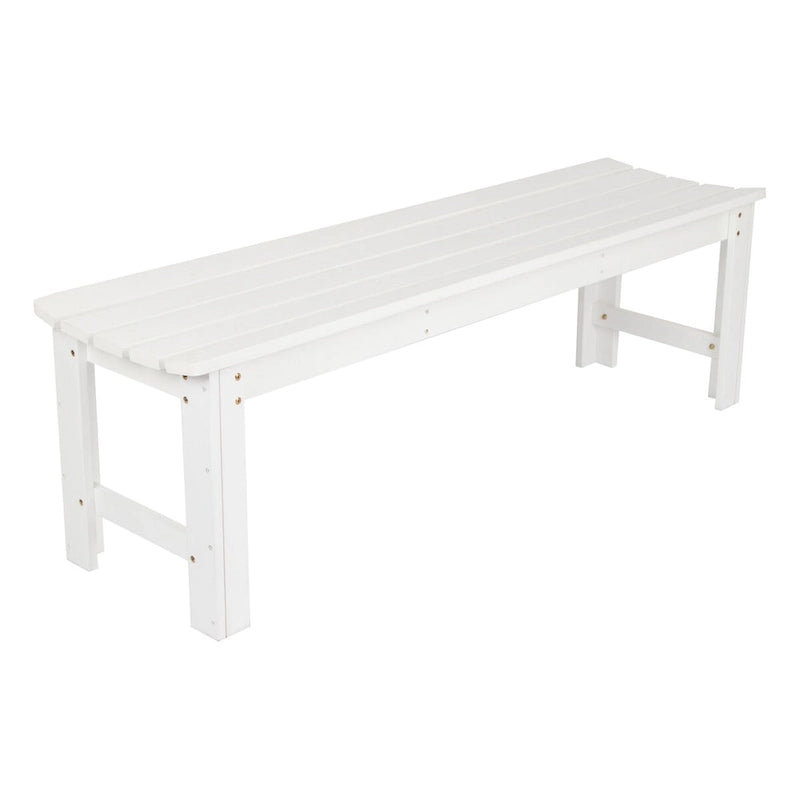 Banc de jardin sans dossier 5 pieds Shine Company, Bois de cèdre, finition HYDRO-TEX