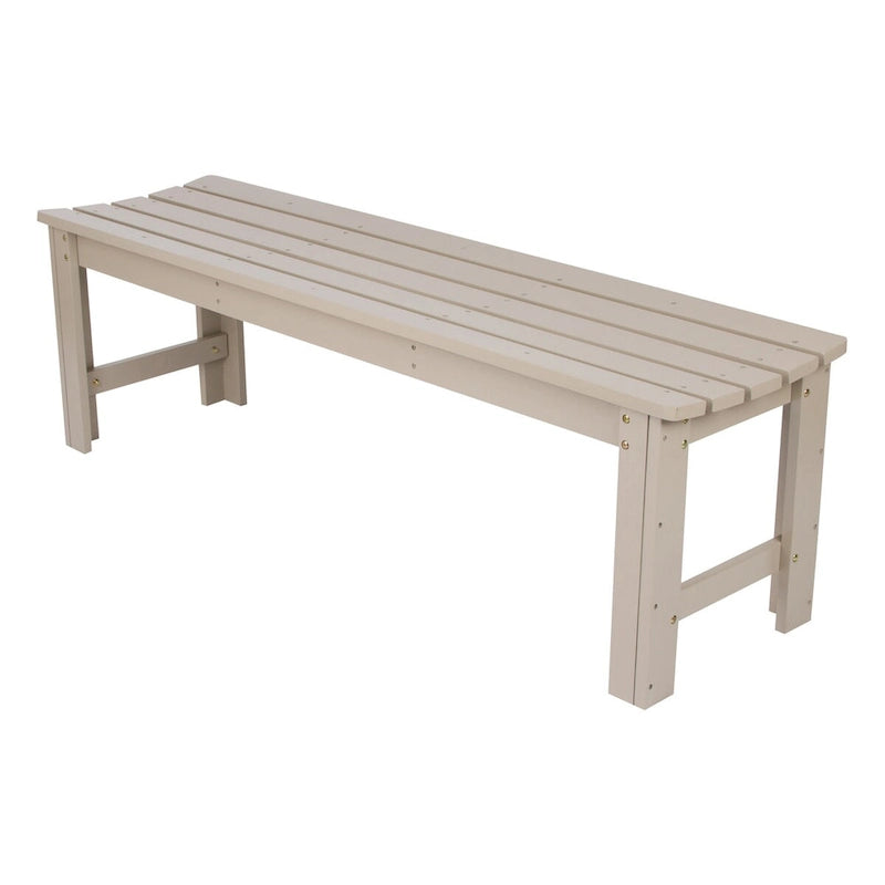 Banc de jardin sans dossier 5 pieds Shine Company, Bois de cèdre, finition HYDRO-TEX
