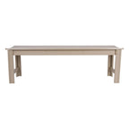 Banc de jardin sans dossier 5 pieds Shine Company, Bois de cèdre, finition HYDRO-TEX