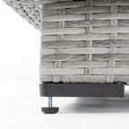 Set divano e poltrone da esterno Cannes a 6 pezzi in Sunbrella
