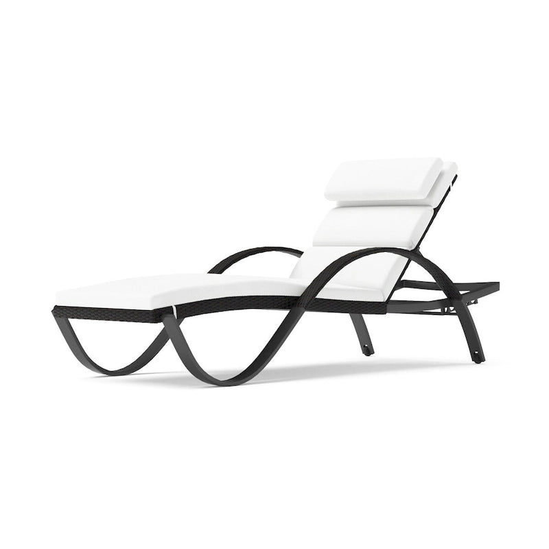 Set di 2 sedie a sdraio da esterno in alluminio Deco 2 per patio