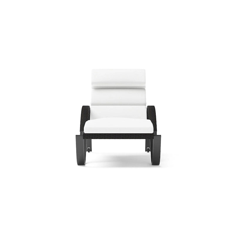 Set di 2 sedie a sdraio da esterno in alluminio Deco 2 per patio