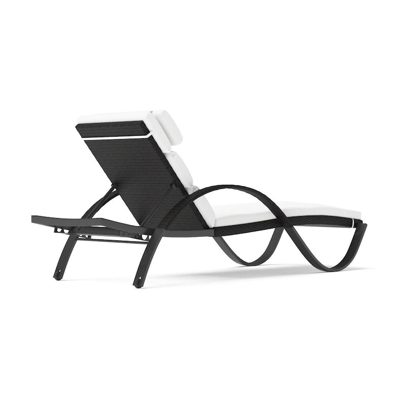 Set di 2 sedie a sdraio da esterno in alluminio Deco 2 per patio