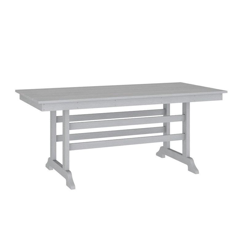Tavolo commerciale Adirondack per tutte le stagioni e 6 sedie con portabicchieri