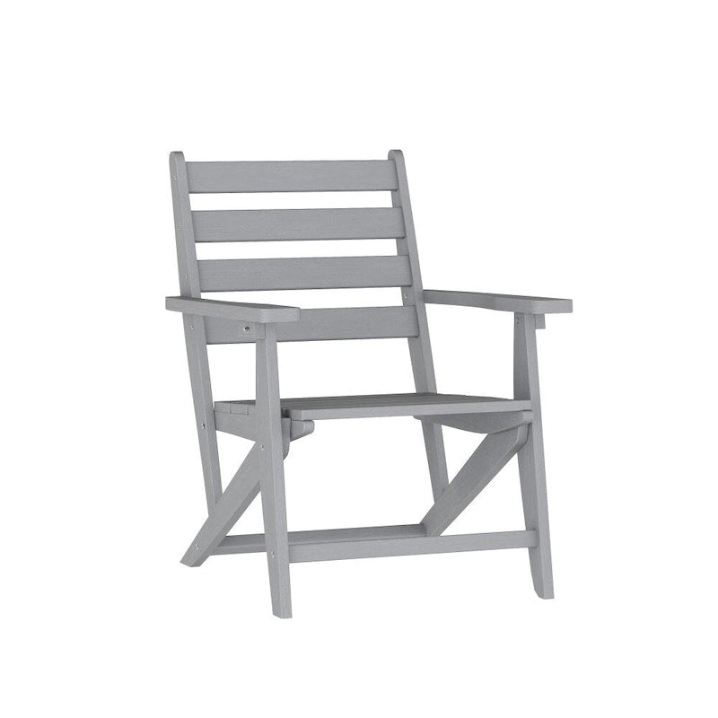 Tavolo commerciale Adirondack per tutte le stagioni e 6 sedie con portabicchieri
