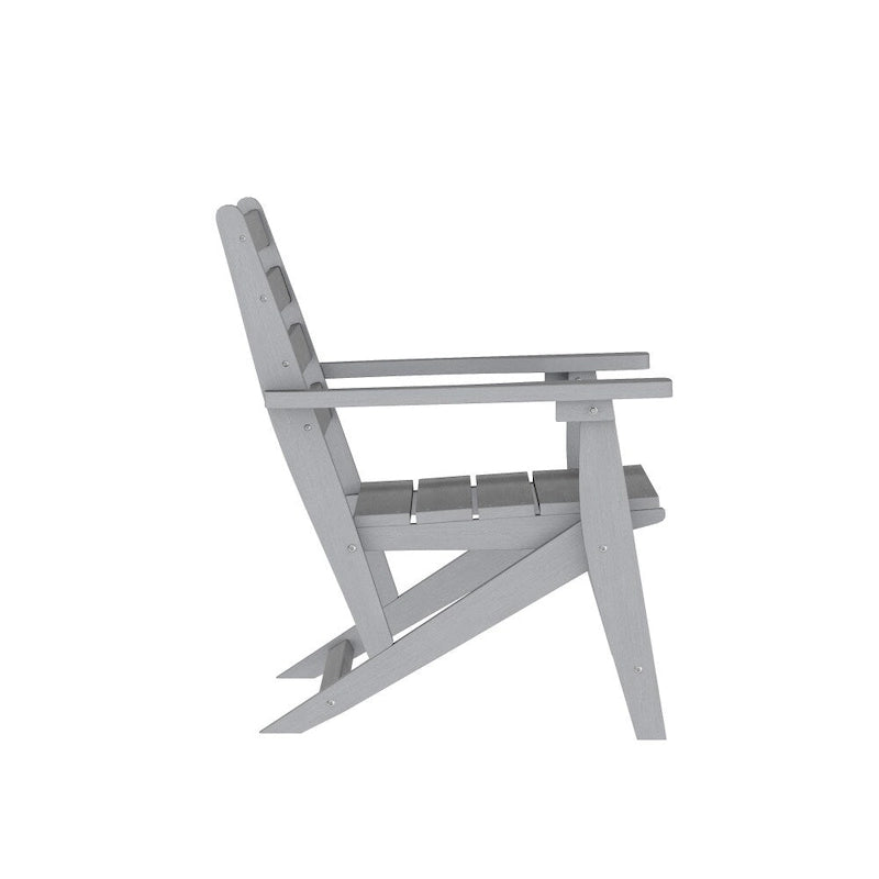 Tavolo commerciale Adirondack per tutte le stagioni e 6 sedie con portabicchieri