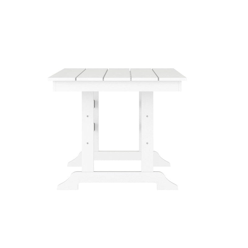 Tavolo commerciale Adirondack per tutte le stagioni e 6 sedie con portabicchieri