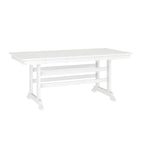 Tavolo commerciale Adirondack per tutte le stagioni e 6 sedie con portabicchieri