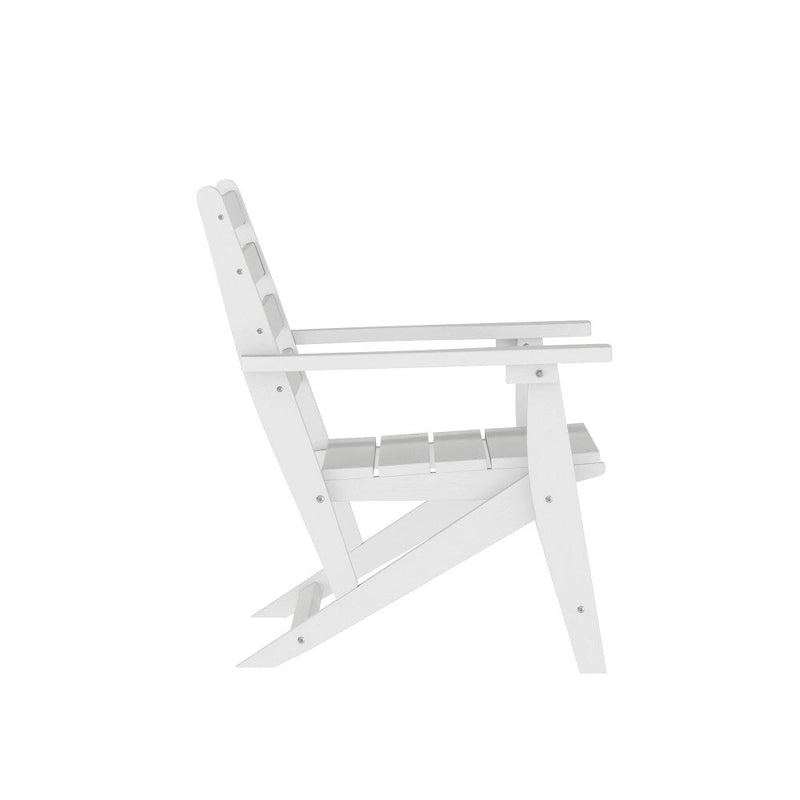Tavolo commerciale Adirondack per tutte le stagioni e 6 sedie con portabicchieri