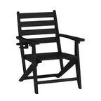 Tavolo commerciale Adirondack per tutte le stagioni e 6 sedie con portabicchieri