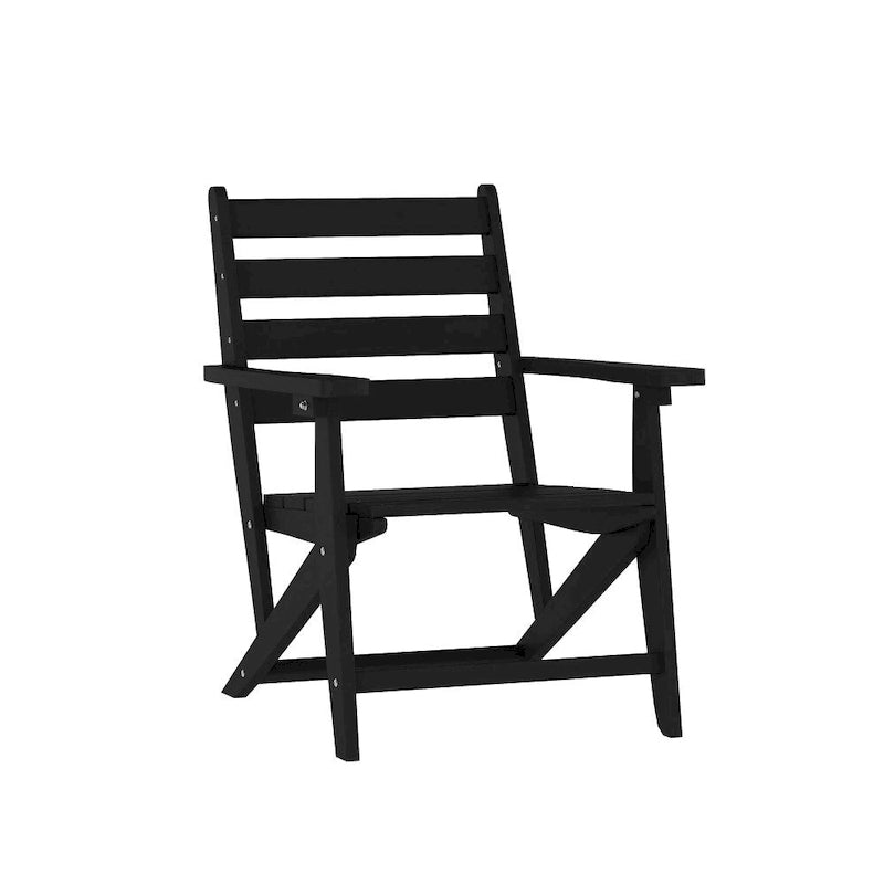 Tavolo commerciale Adirondack per tutte le stagioni e 6 sedie con portabicchieri