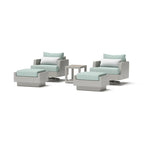 Set da Esterno Portofino Comfort Sunbrella 5 Pezzi con Poltrone Girevoli