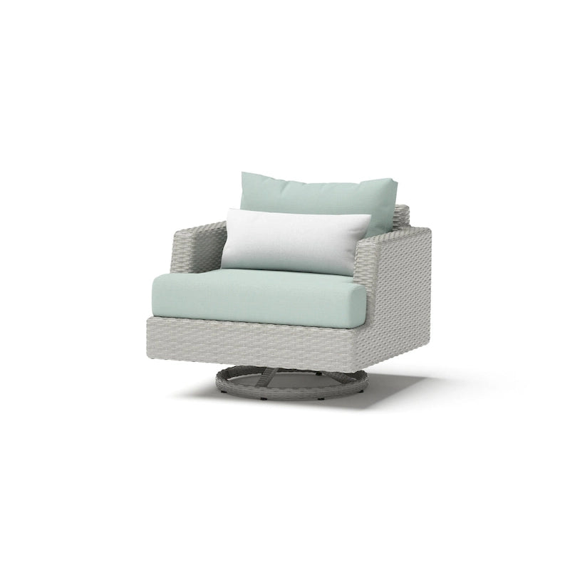 Set da Esterno Portofino Comfort Sunbrella 5 Pezzi con Poltrone Girevoli