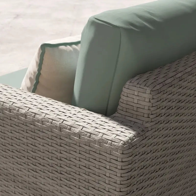 Set da Esterno Portofino Comfort Sunbrella 5 Pezzi con Poltrone Girevoli