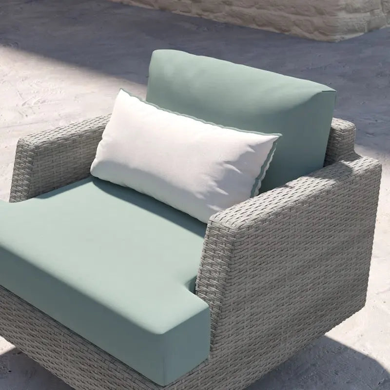 Set da Esterno Portofino Comfort Sunbrella 5 Pezzi con Poltrone Girevoli