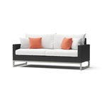 Set da salotto da esterno a 4 pezzi Milo Espresso Sunbrella