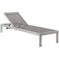 Chaise longue in alluminio da esterno per spiaggia