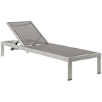 Chaise longue in alluminio da esterno per spiaggia