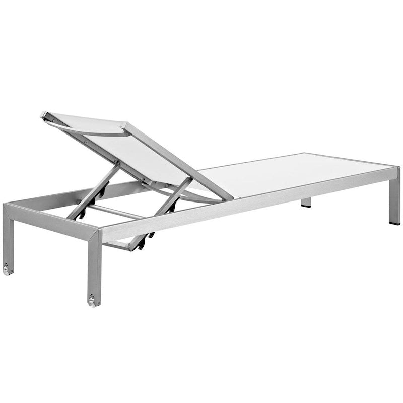 Chaise longue in alluminio da esterno per spiaggia