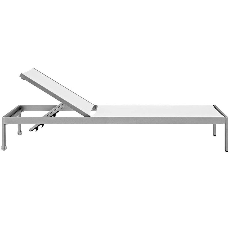 Chaise longue in alluminio da esterno per spiaggia