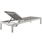 Chaise longue in alluminio da esterno per spiaggia