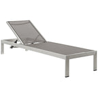 Chaise longue in alluminio da esterno per spiaggia