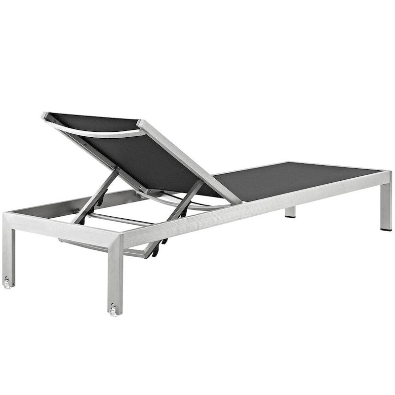 Chaise longue in alluminio da esterno per spiaggia