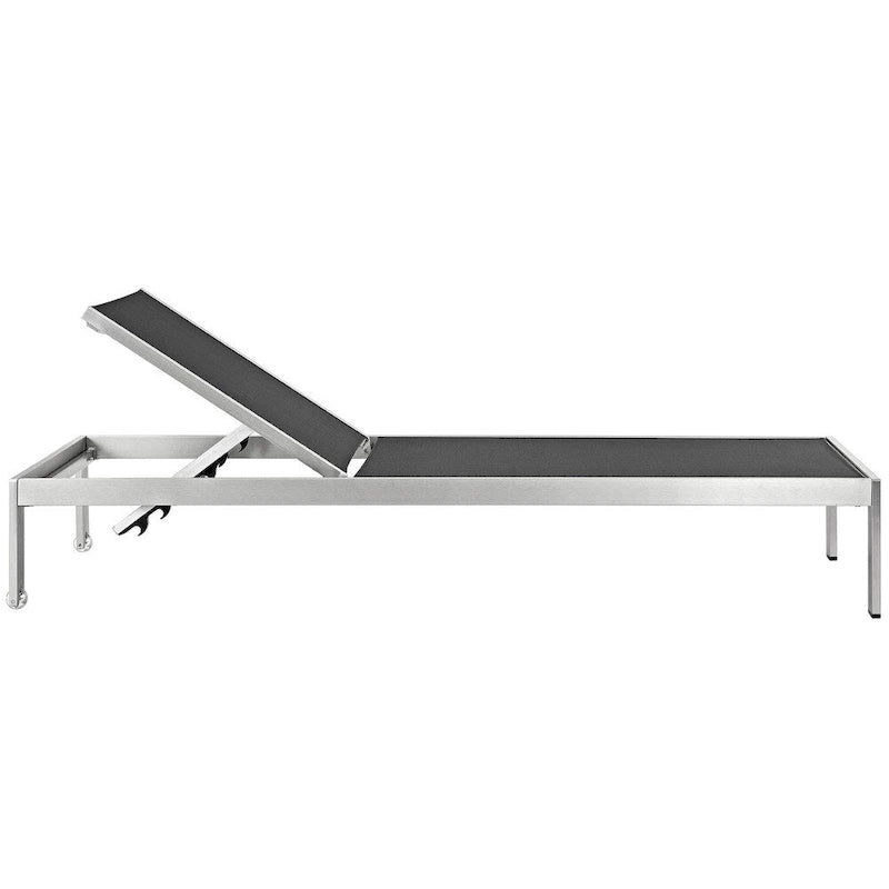 Chaise longue in alluminio da esterno per spiaggia