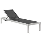 Chaise longue in alluminio da esterno per spiaggia