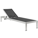 Chaise longue in alluminio da esterno per spiaggia