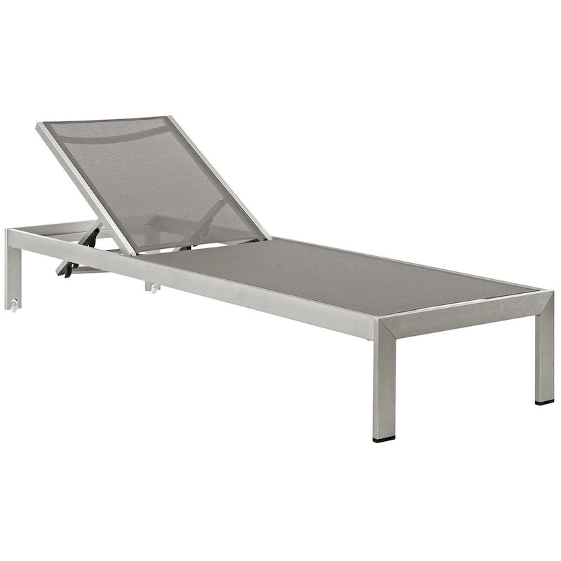 Chaise longue in alluminio da esterno per spiaggia