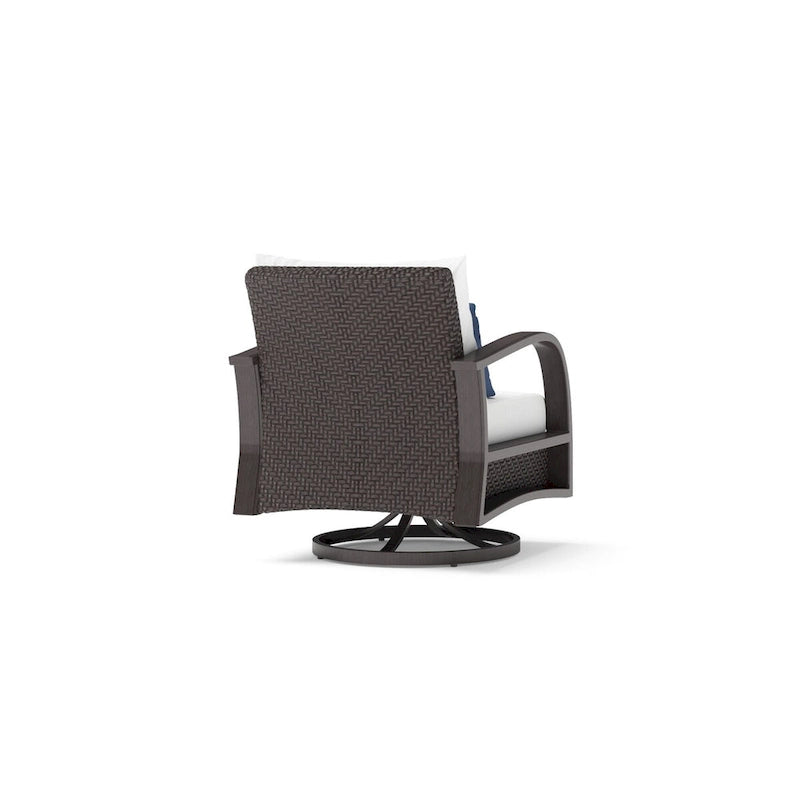 Poltrone da esterni Barcelo in Sunbrella con movimento, set da 2 pezzi