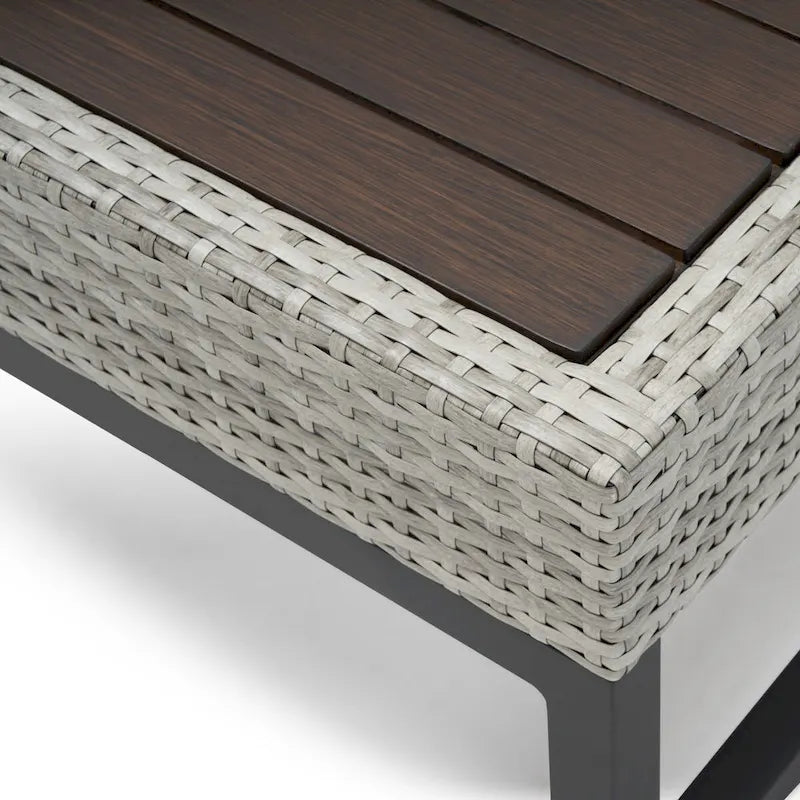 Ensemble de patio Milo Gray 4 pièces Sunbrella