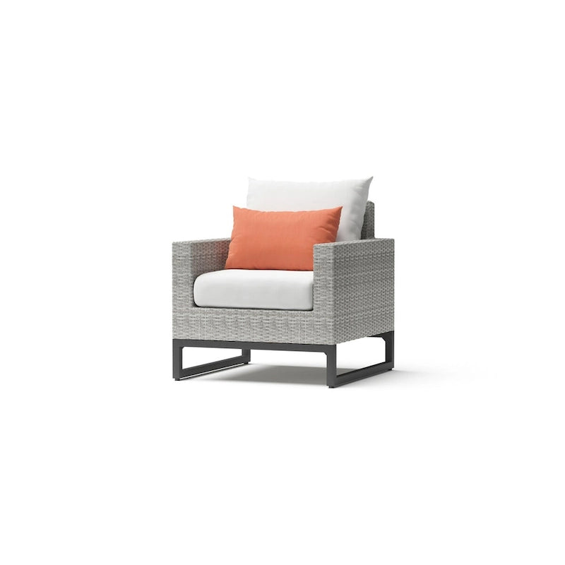 Ensemble de patio Milo Gray 4 pièces Sunbrella