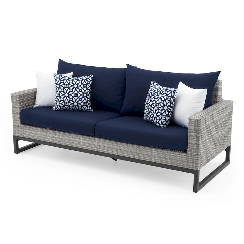 Ensemble de patio Milo Gray 4 pièces Sunbrella