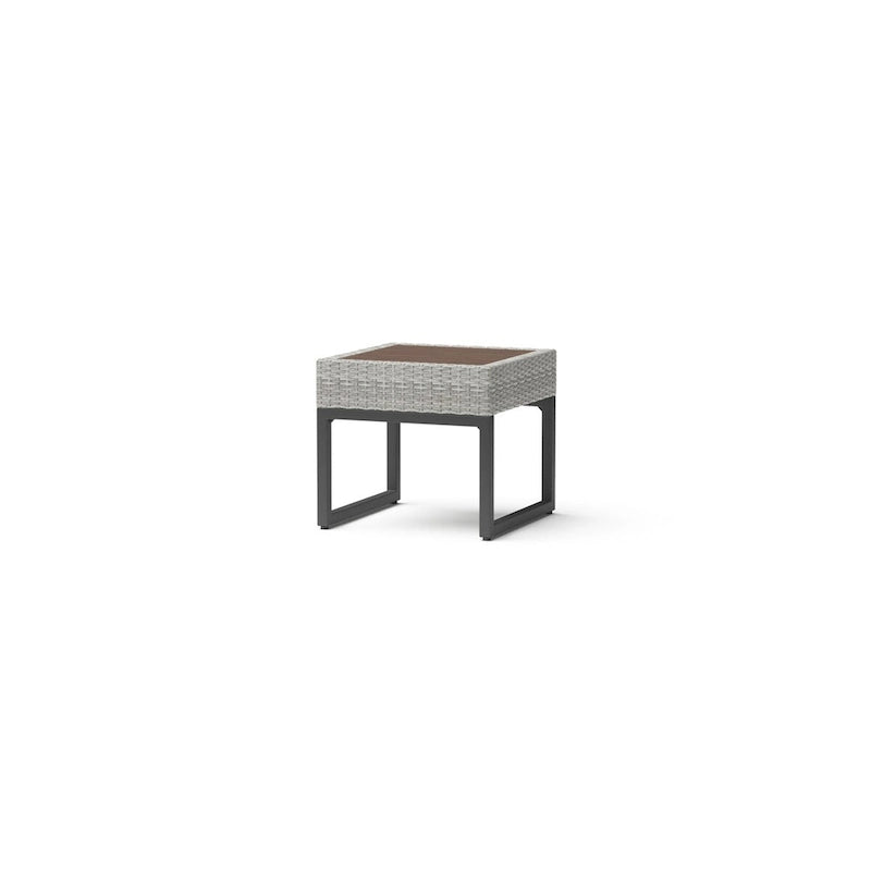 Set salotto da esterno Milo Gray 7 pezzi Sunbrella con movimento profondo